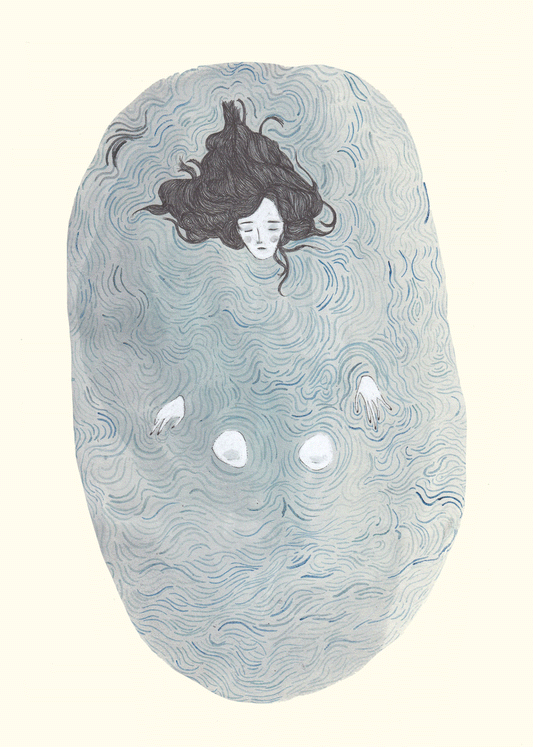 Daniela Spoto – LEUCHTKRAFT Illustration zu Lyrik