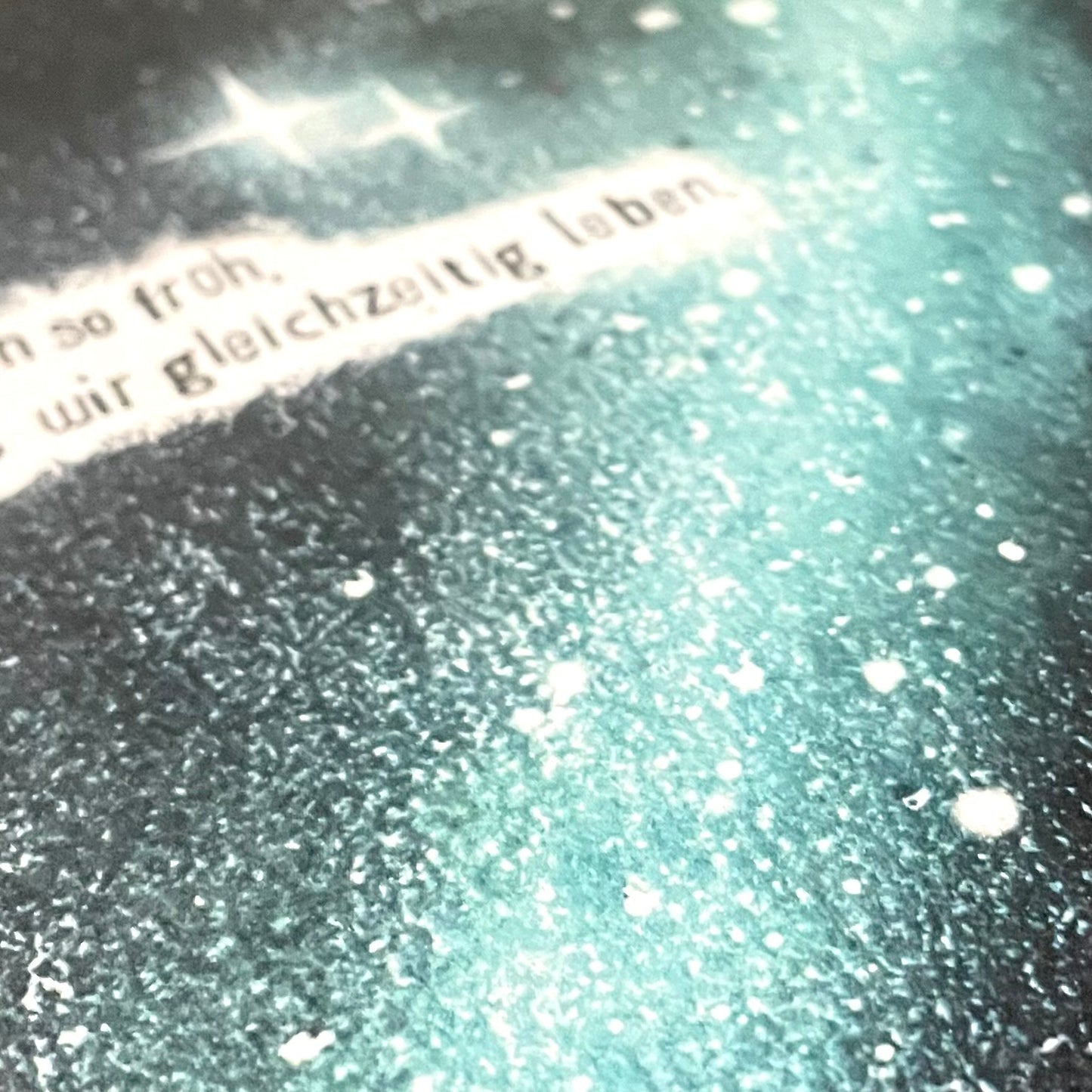 kuki Postkarte // ich bin so froh , dass wir gleichzeitig leben„