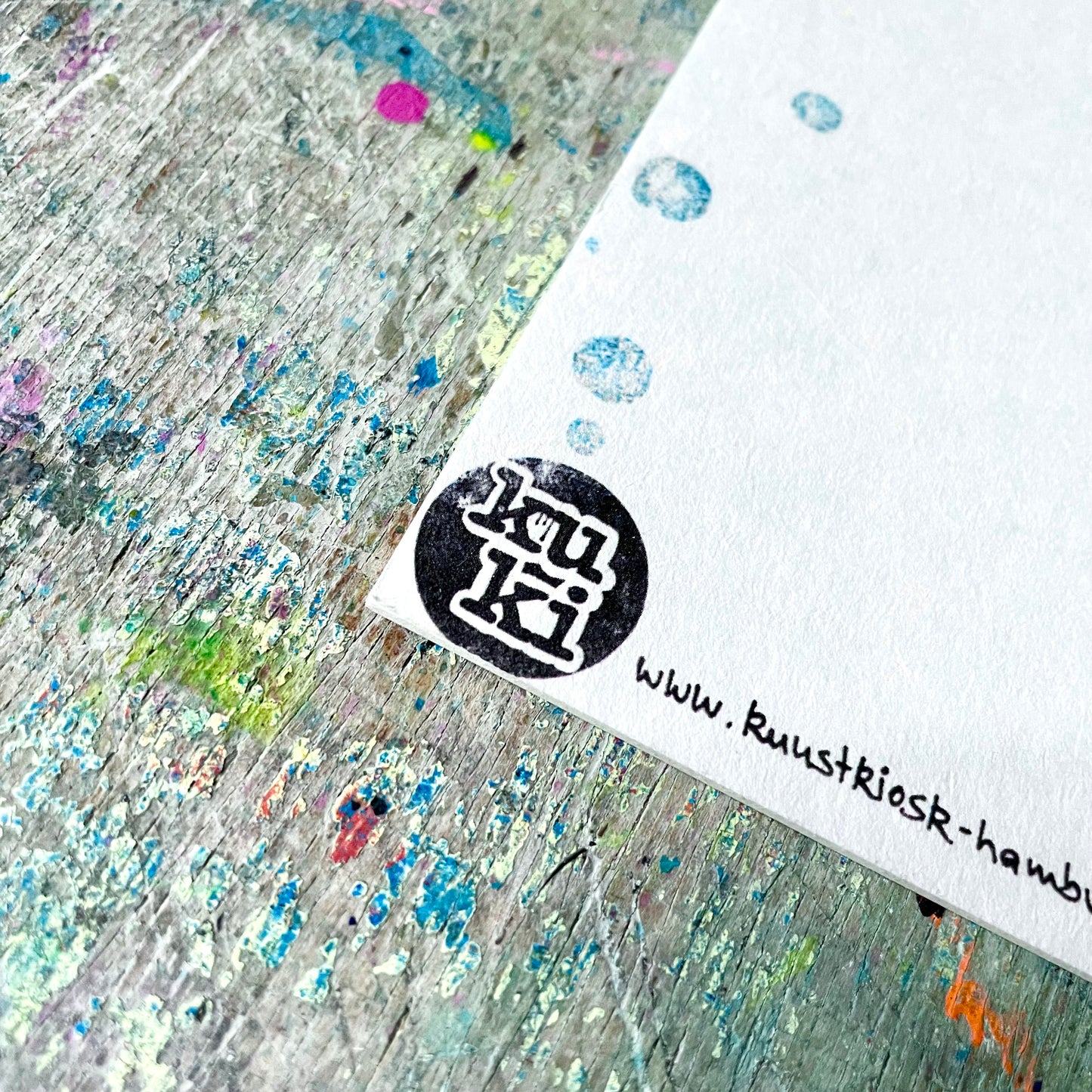 kuki Postkarte // "Lass dich Treiben"
