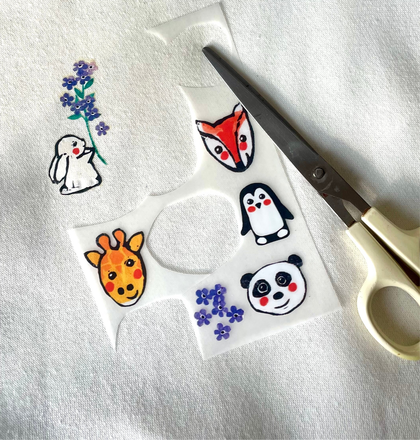 Bügelbilder Tierchen // Fleckenverstecker / Textil Sticker