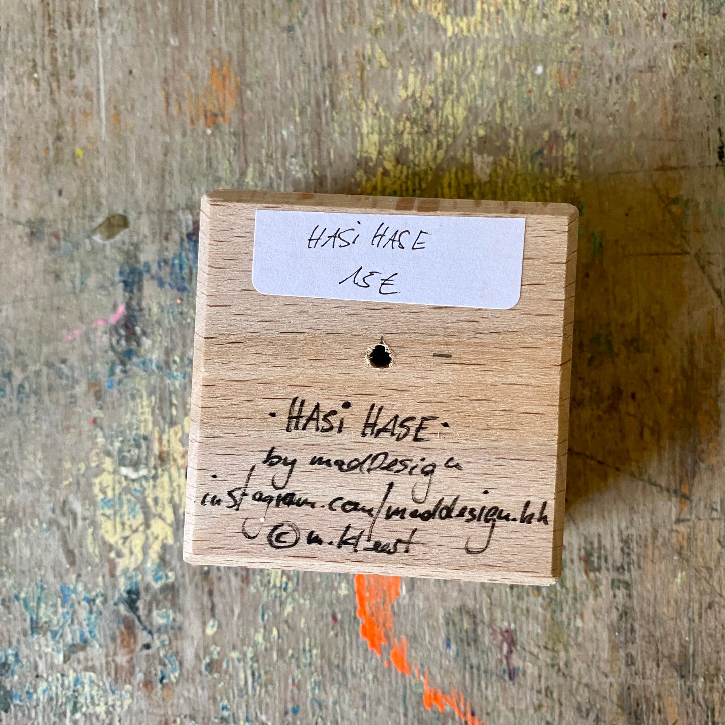 MonStarZ auf Holz "Hasi Hase“