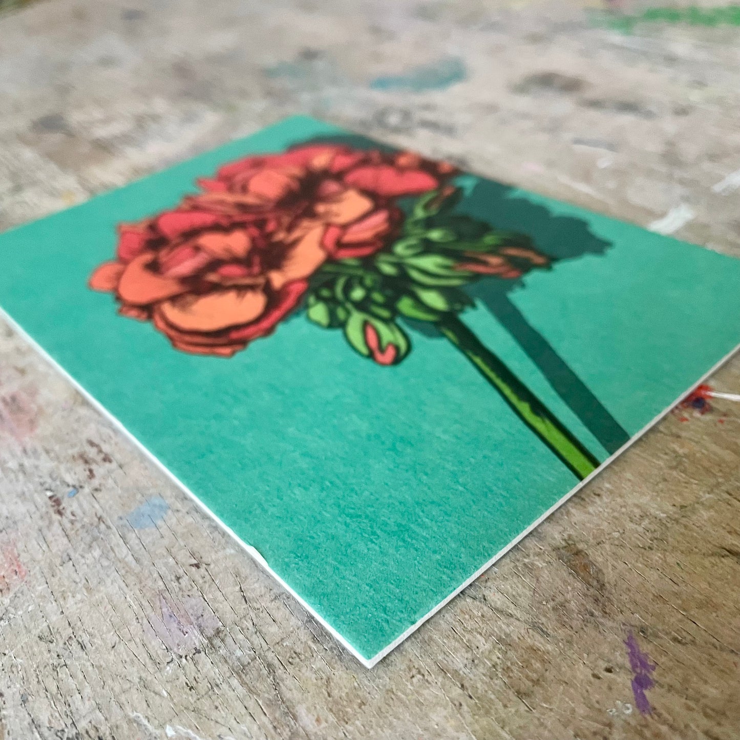 Postkarte ili // Geranie