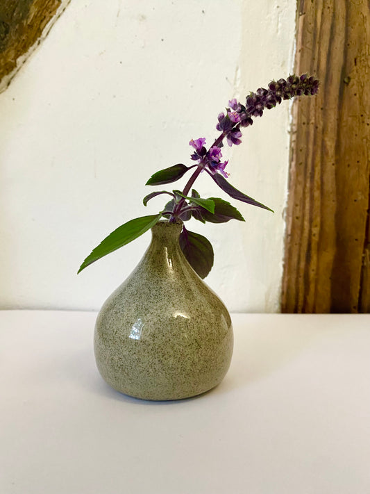 mini Vase // grau gesprenkelt