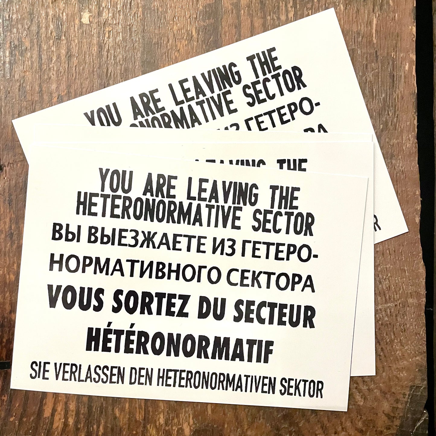Sticker // Heteronormative Sector