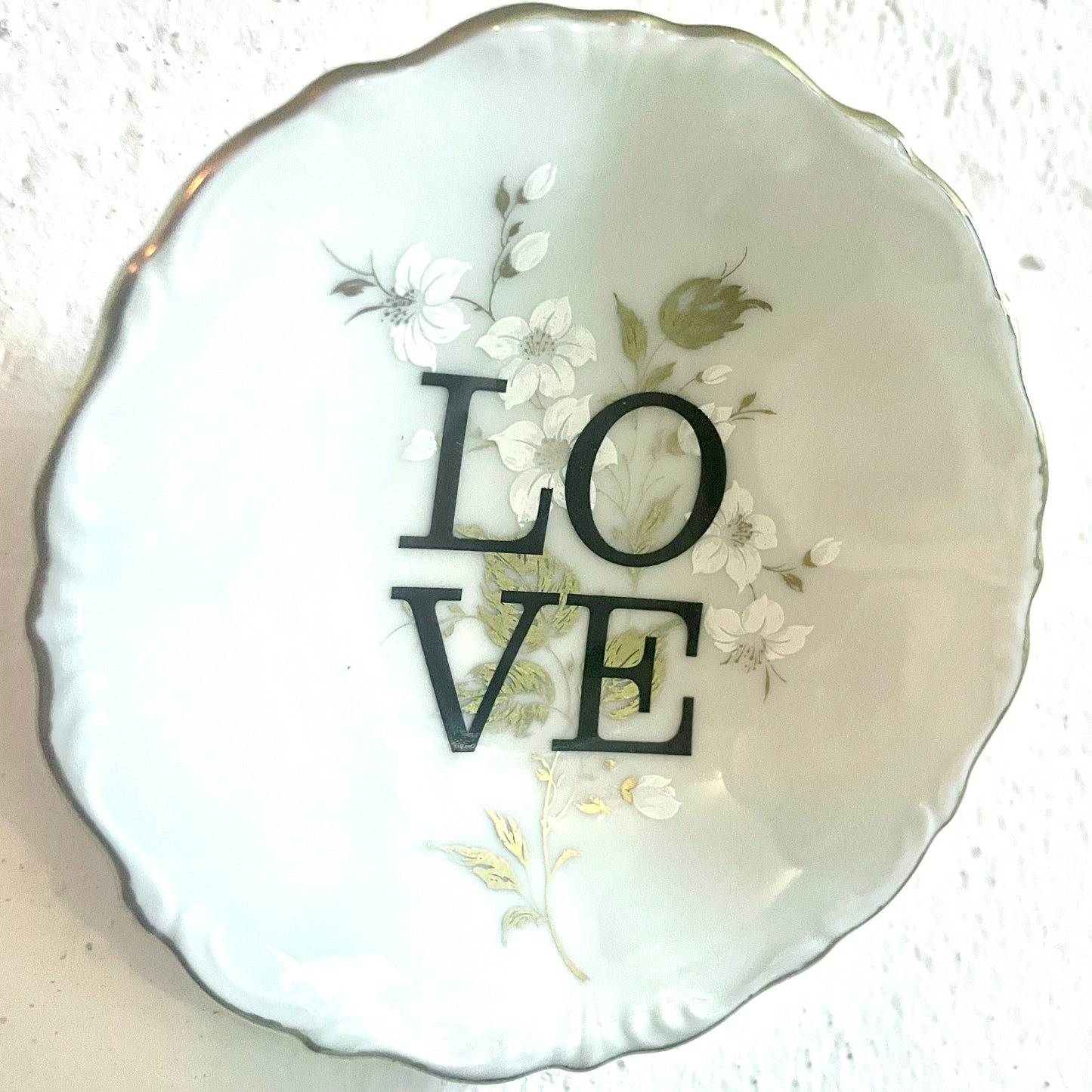 Wandteller „ LOVE“ // Mini von Herr Fuchs (10 cm)