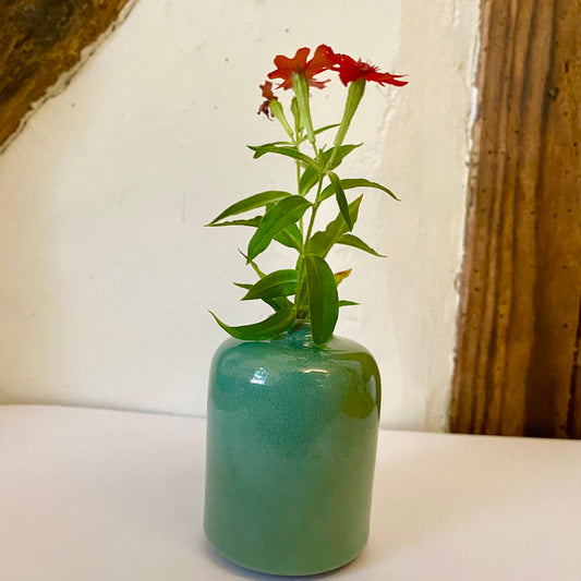 mini Vase // flaschengrün