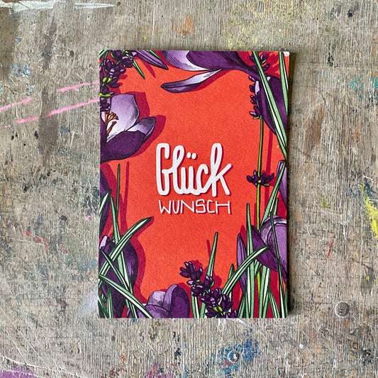 Postkarte illi // GLÜCKwunsch