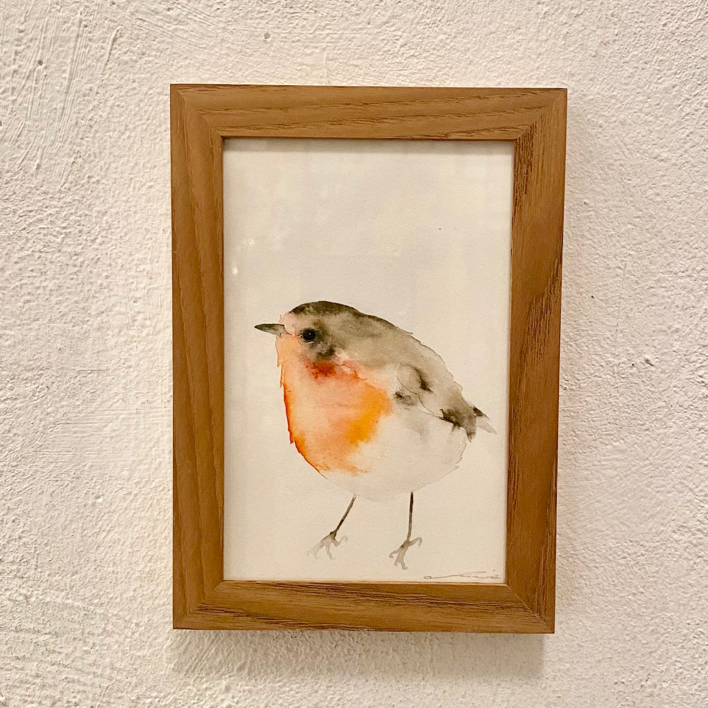 Aquarell Rotkehlchen II // Catherina Türk
