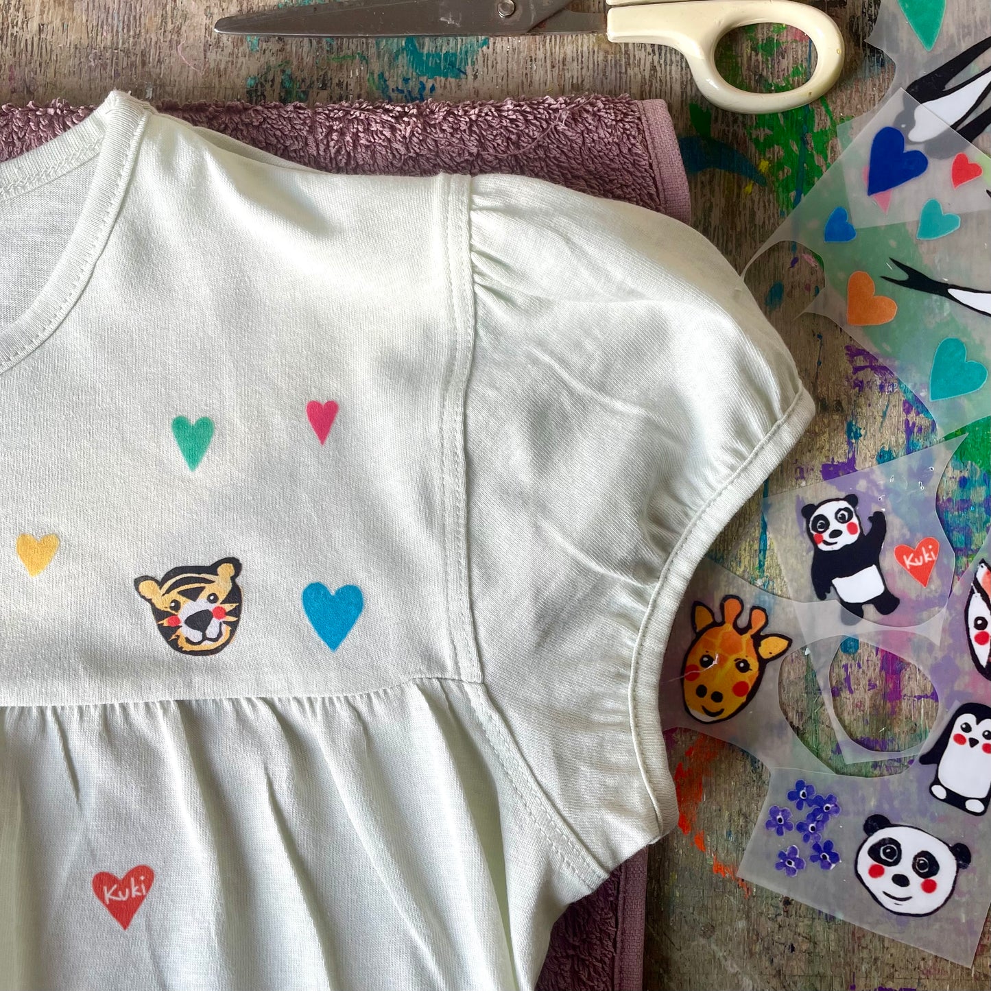 Bügelbilder Tierchen // Fleckenverstecker / Textil Sticker