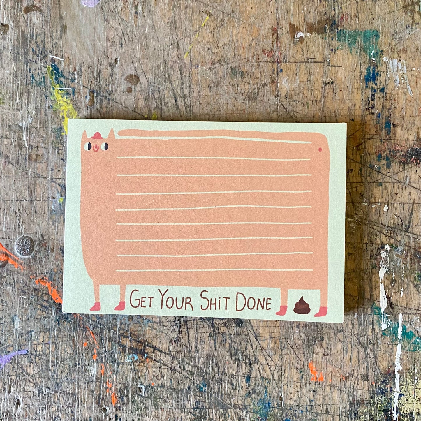 Notizblock Slinga // Get Your Shit Done