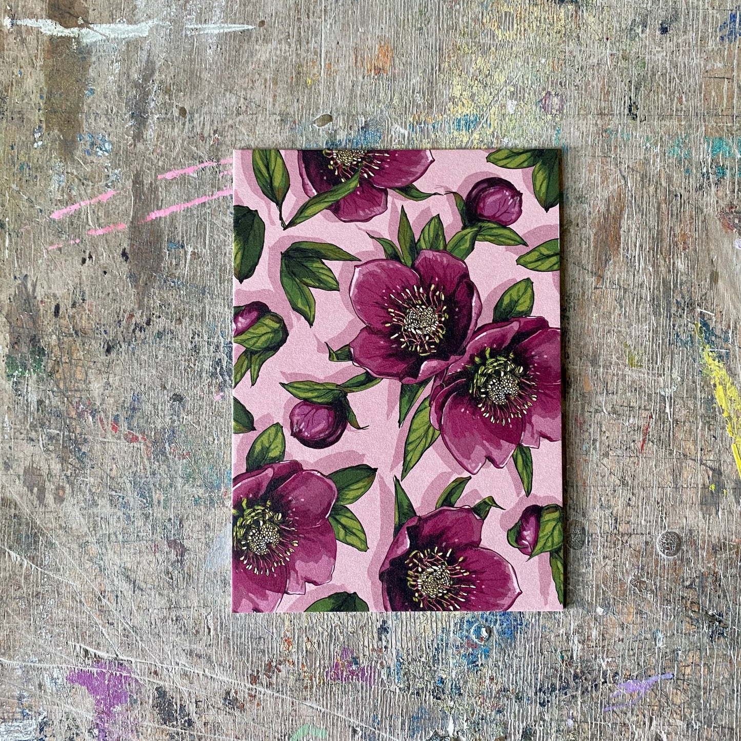 Postkarte illi // Christrosen