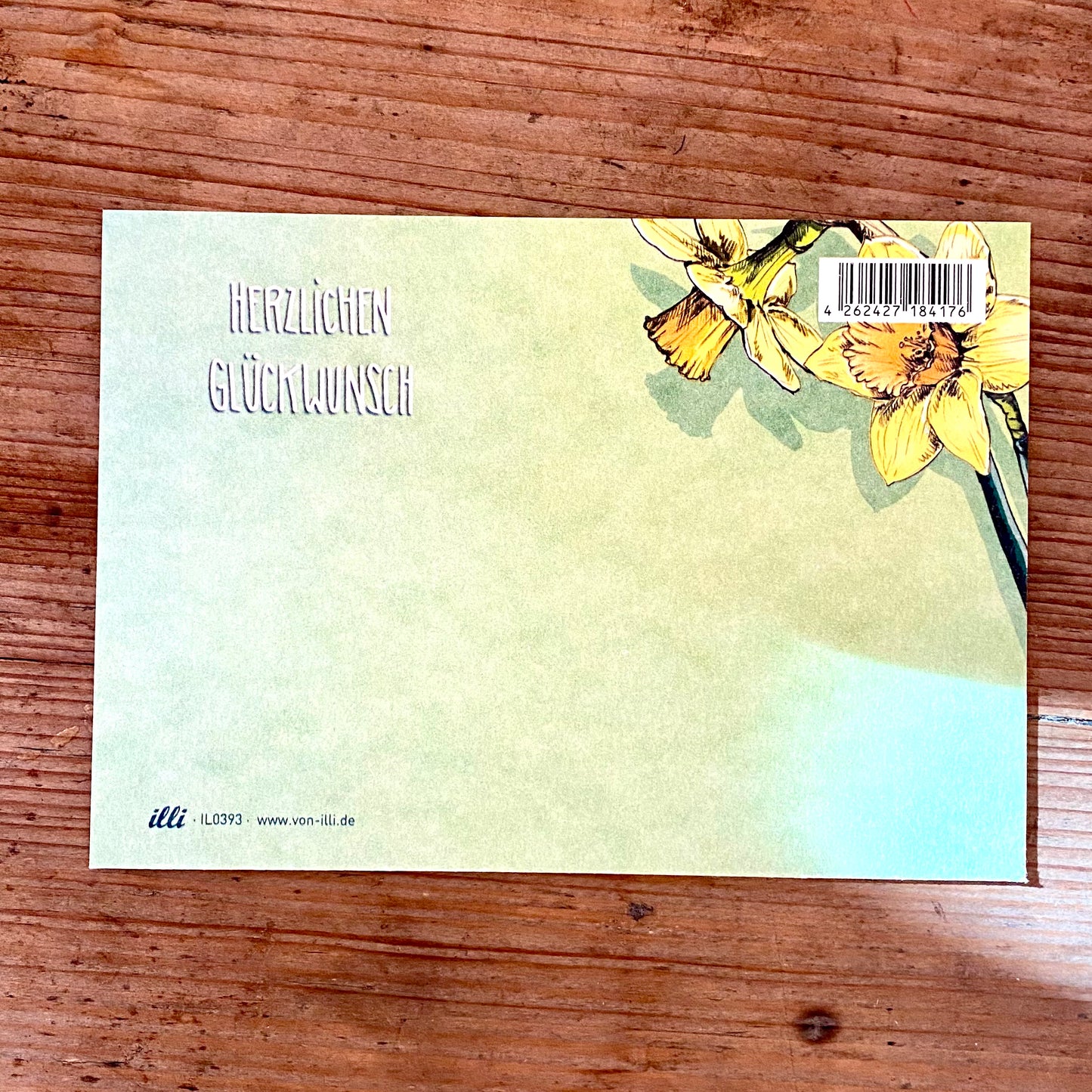 Postkarte illi // Osterglocken