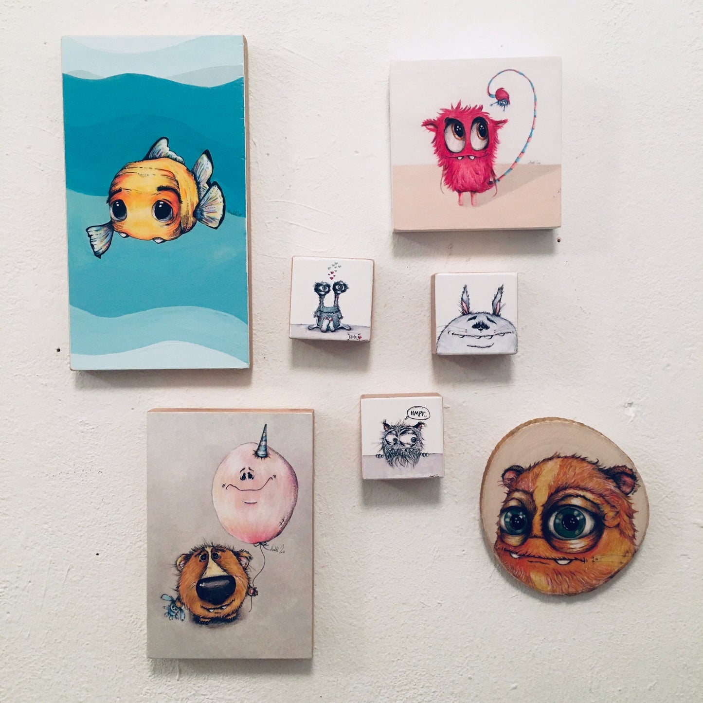 MonStarZ auf Holz "Hasi Hase“