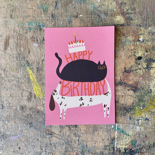 Postkarte Slinga // HAPPY BIRTHDAY
