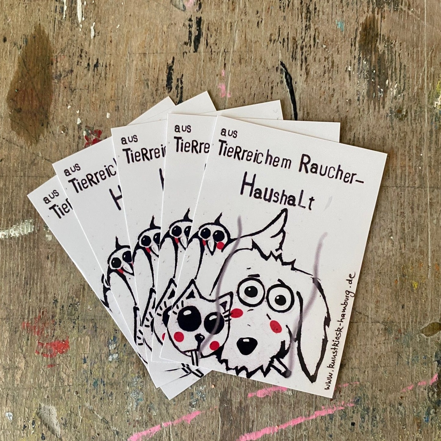 kuki Sticker // aus tierreichem Raucherhaushalt