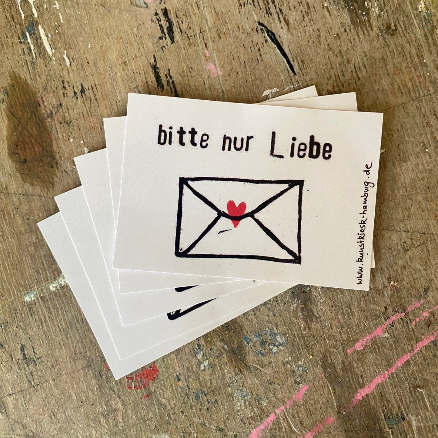 kuki Sticker // bitte nur liebe Briefe