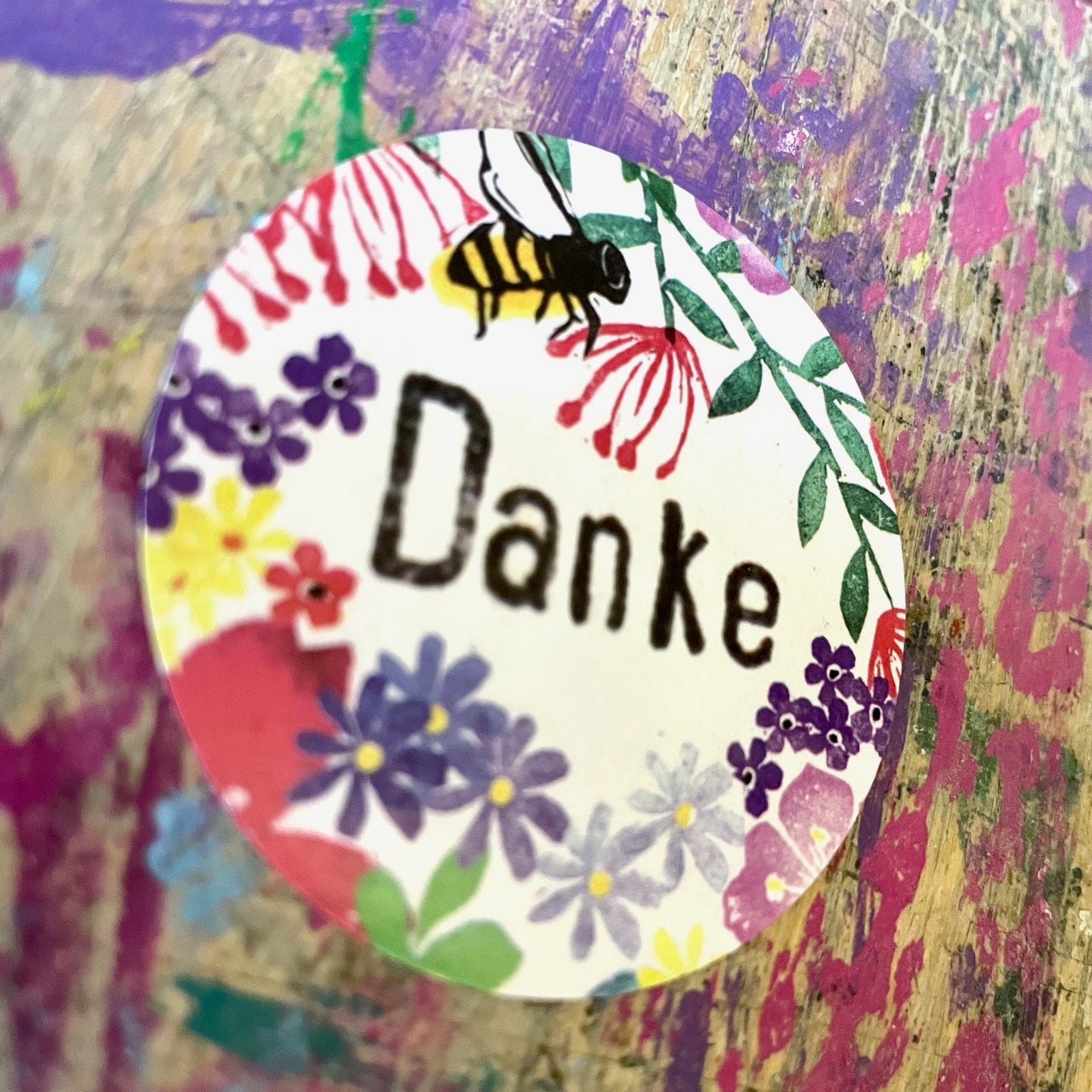 Aufkleber //"Danke"