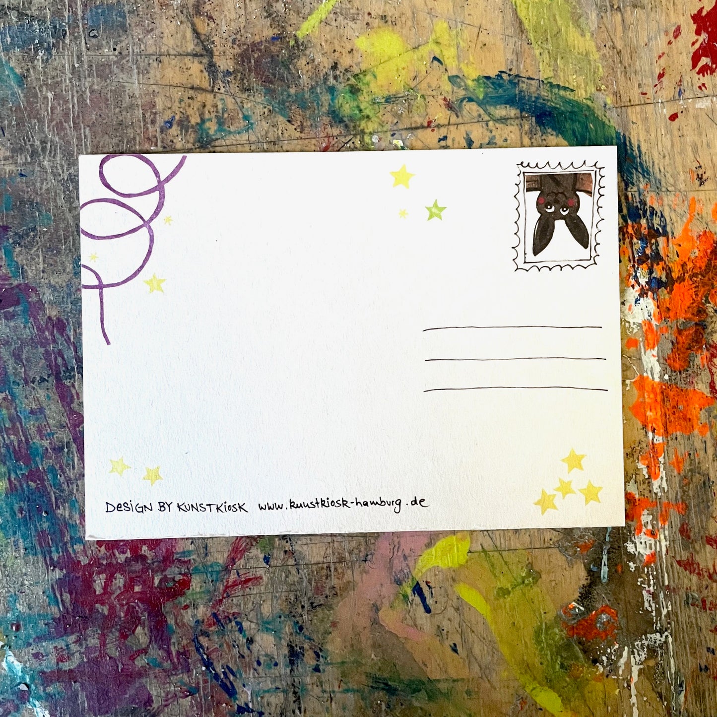kuki Postkarte // "superheldInnen postkarte"