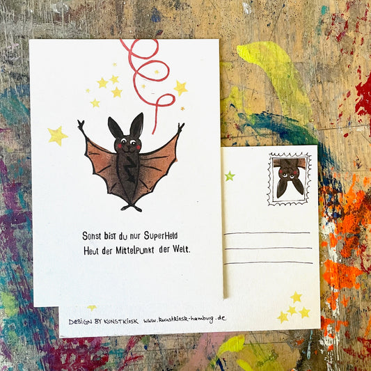 kuki Postkarte "superheldInnen postkarte"