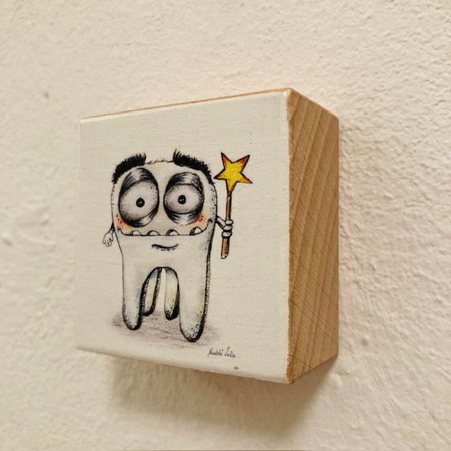 „Der Zahnfee" by Maddesign.hh // MonStarZ auf Holz