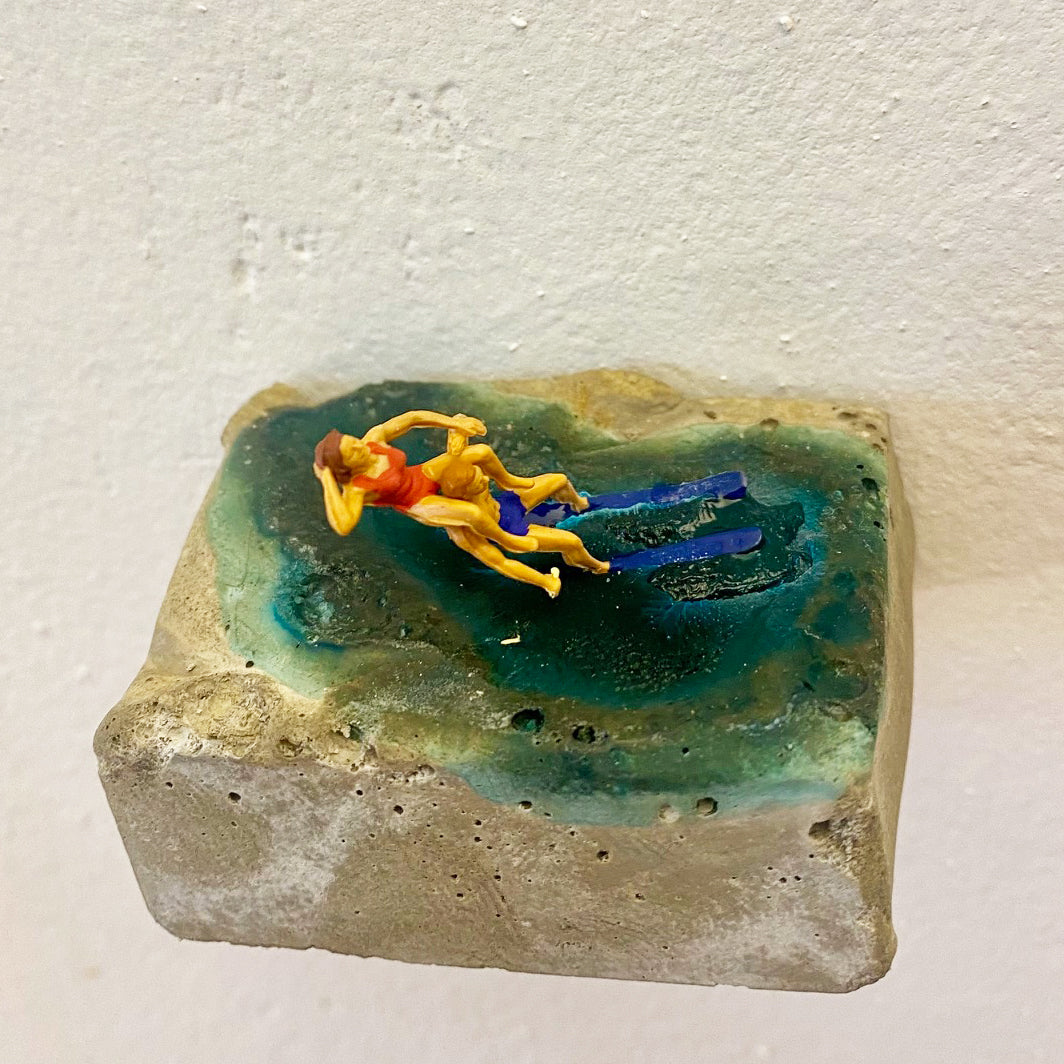 Beton Miniatur // #wasserski zu zweit