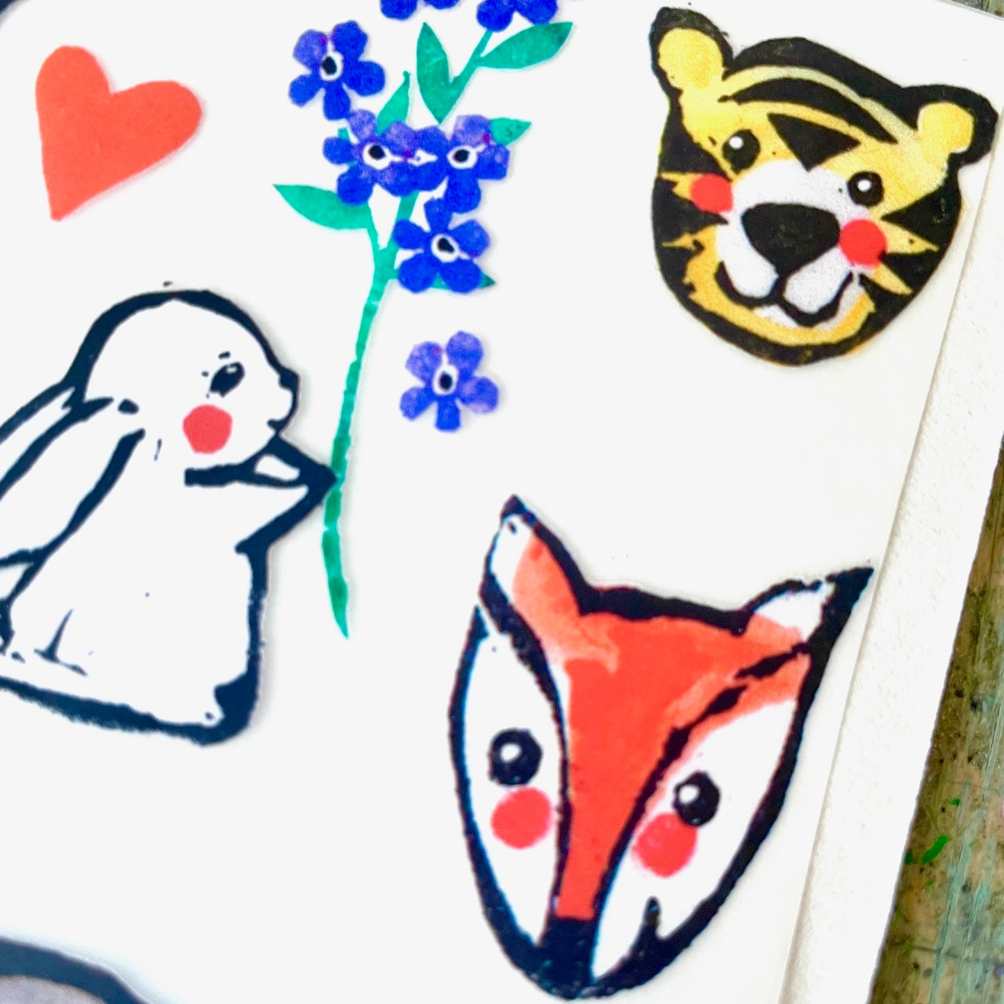 Bügelbilder Tierchen // Fleckenverstecker / Textil Sticker