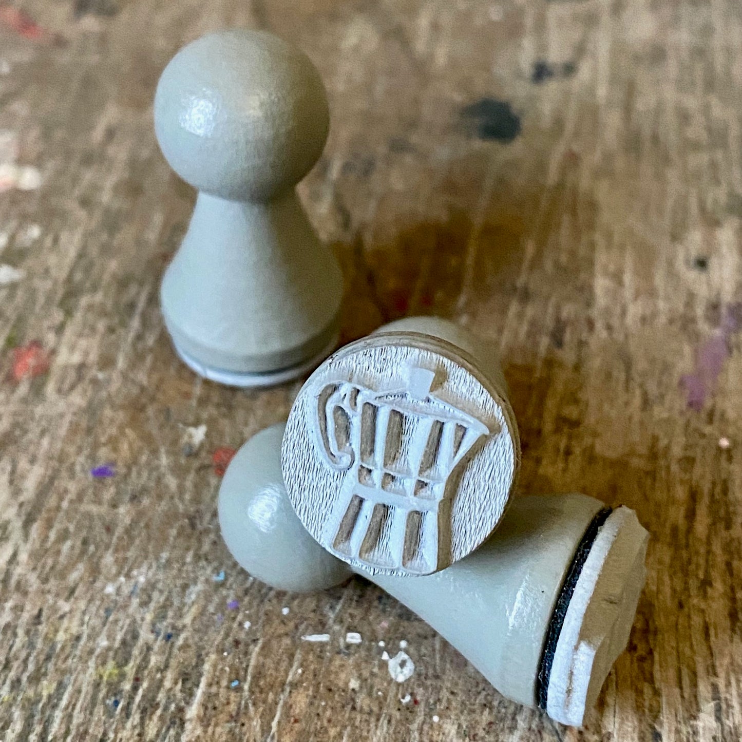 Mini Stempel / Espressomaschine
