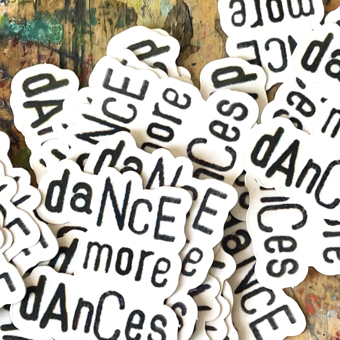 Sticker // „dance more dances“