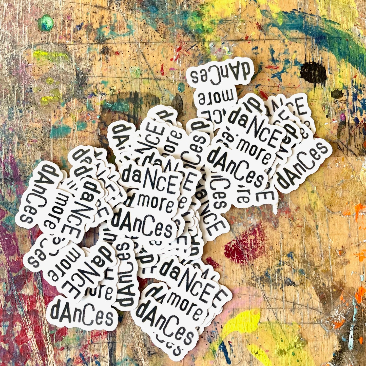 Sticker // „dance more dances“