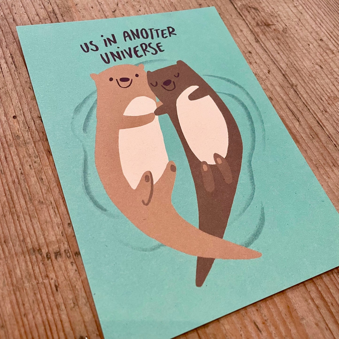 Postkarte Slinga // us in anotter universe
