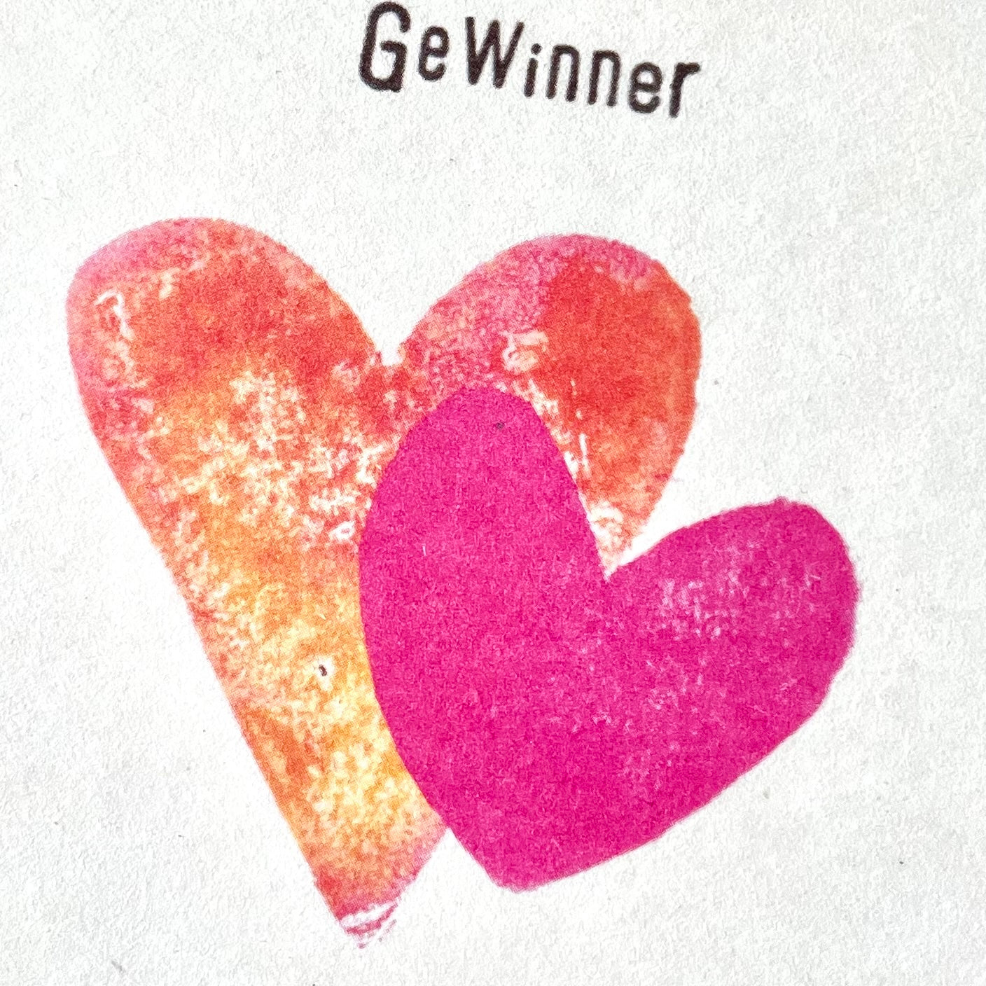 kuki Klappkarte "Die Liebenden sind immer Gewinner"