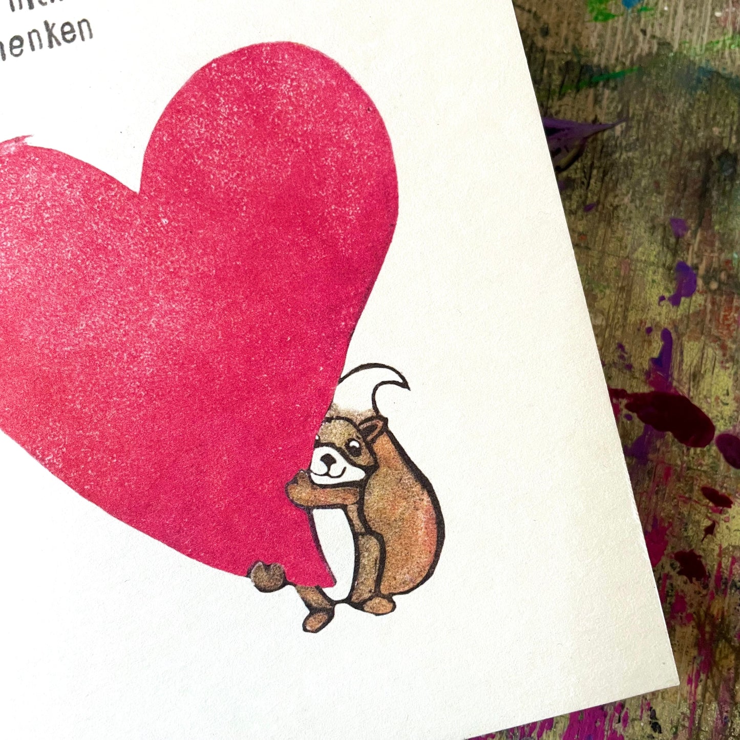 kuki Eichhörnchen Klappkarte