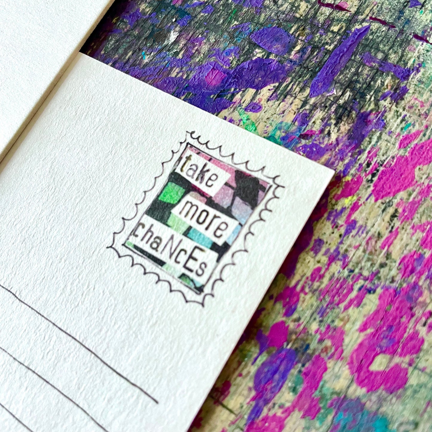 kuki Postkarte "dance more dances"