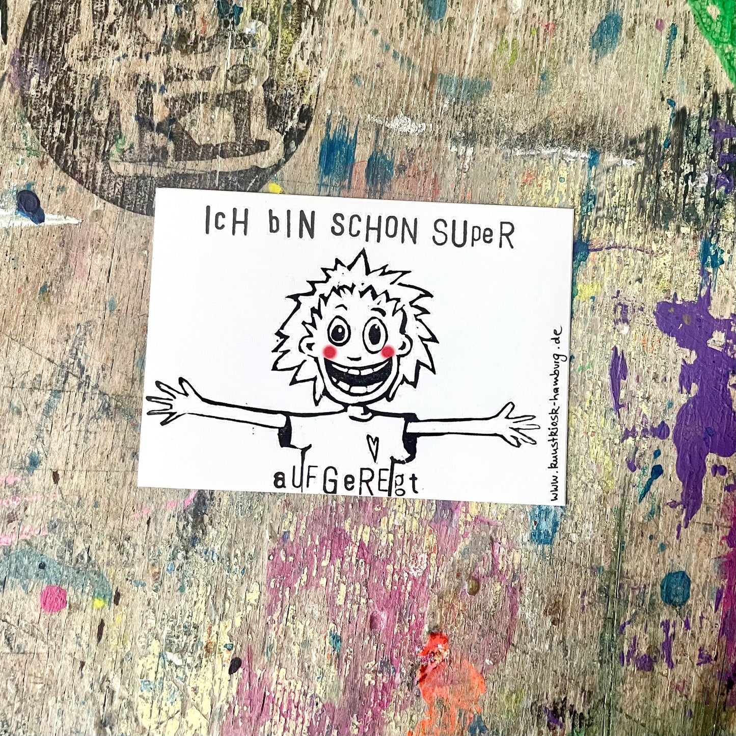 kuki Sticker // Ich bin schon super aufgeregt