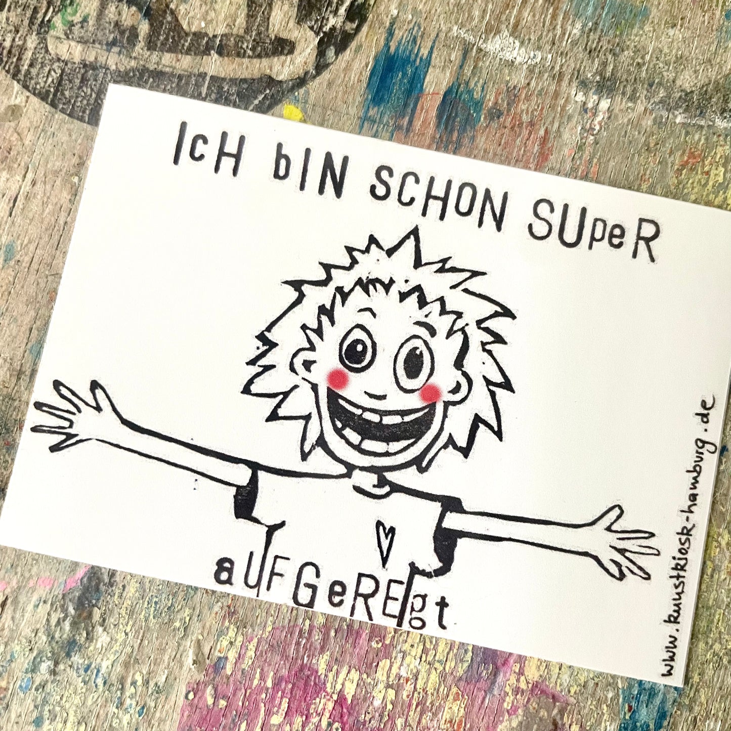 kuki Sticker // Ich bin schon super aufgeregt