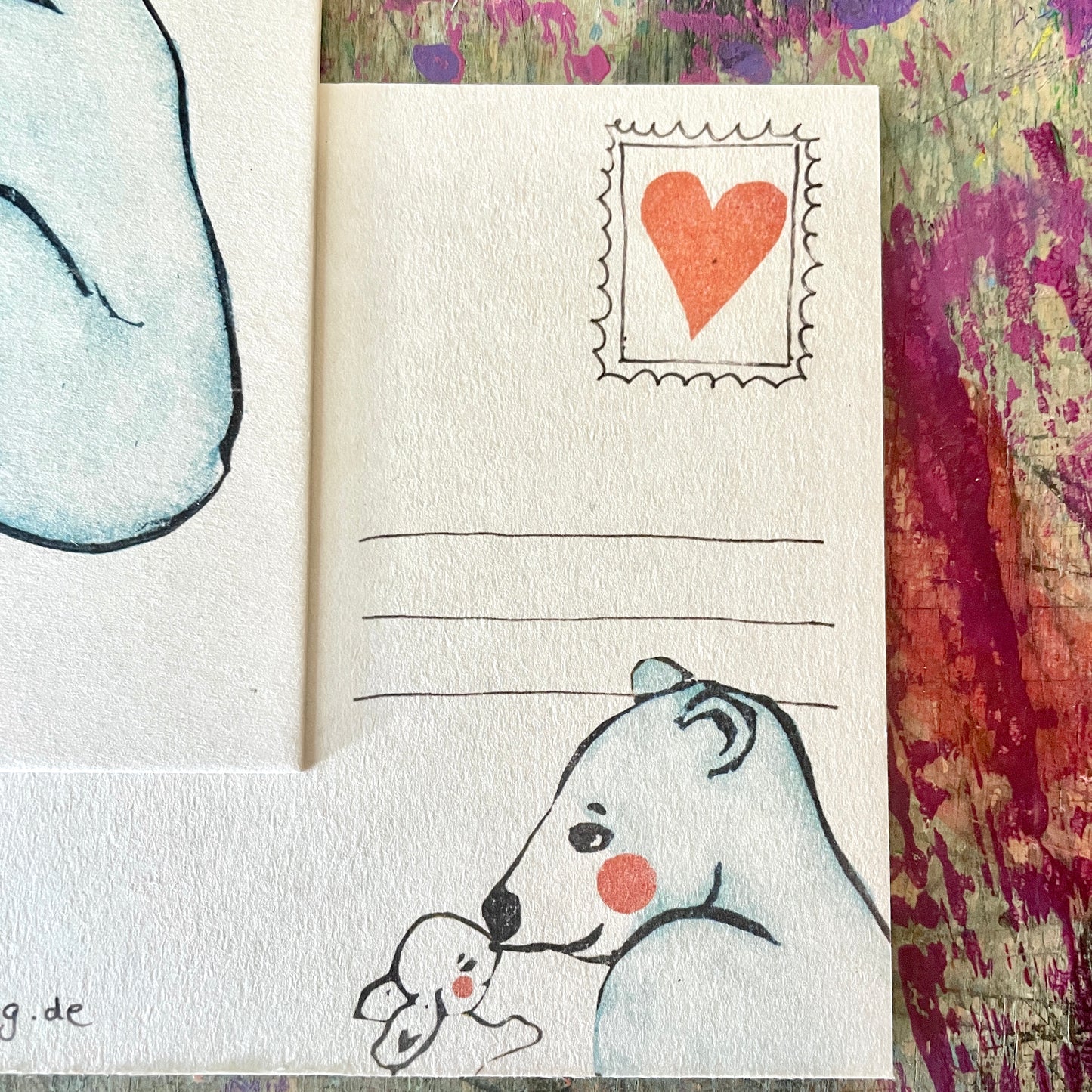 kuki Postkarte "Family"