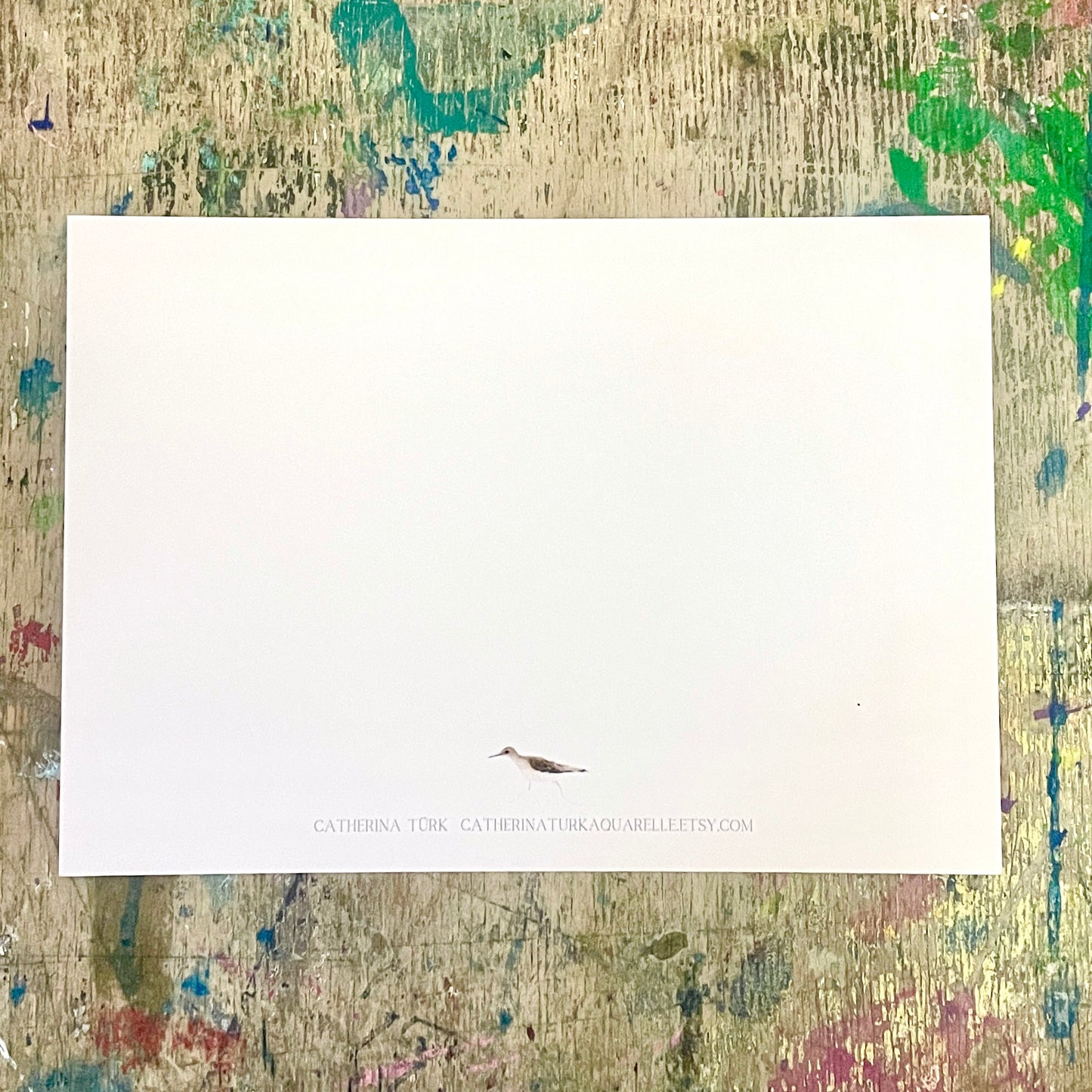 Reh Aquarell Postkarte// Catherina Türk