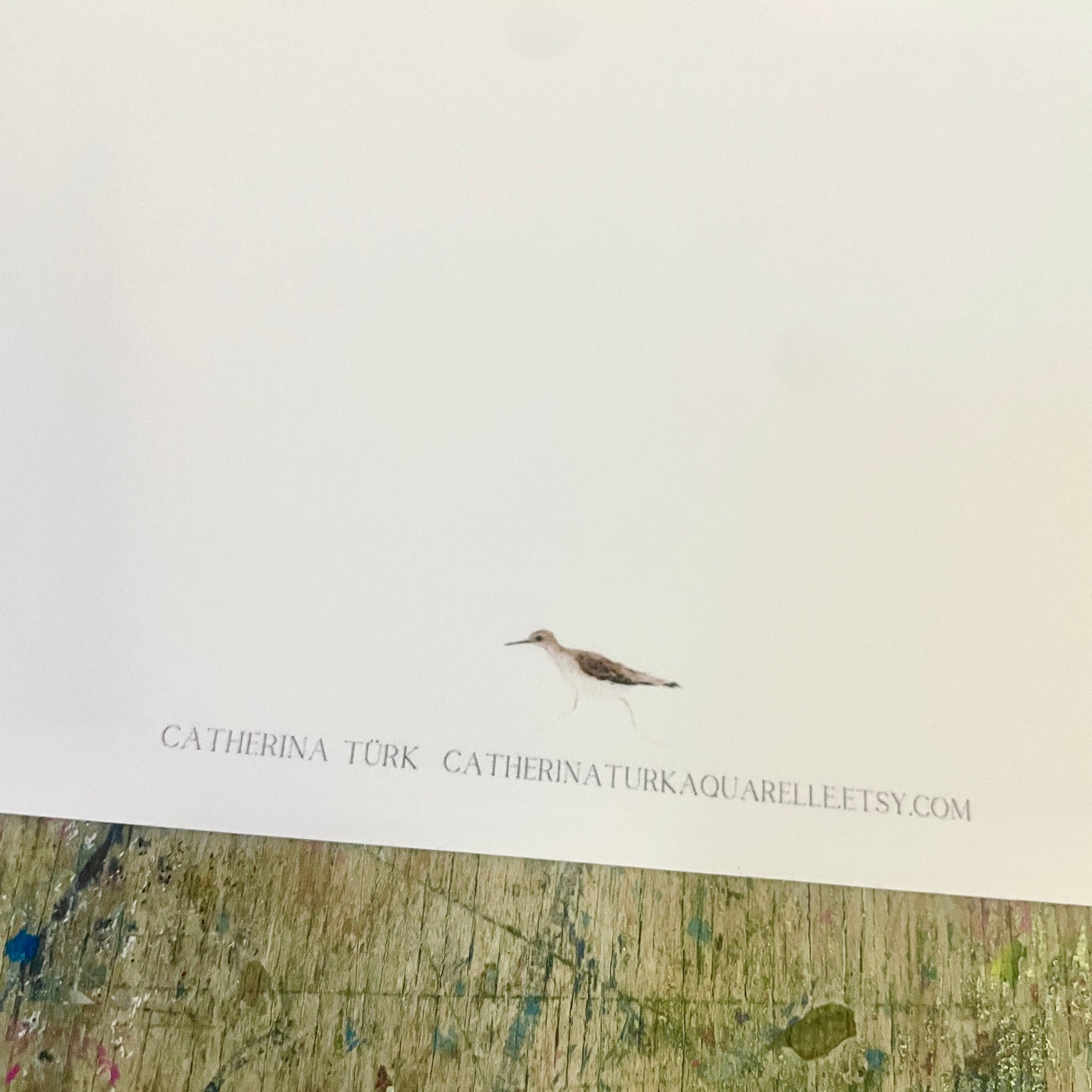 Reh Aquarell Postkarte// Catherina Türk