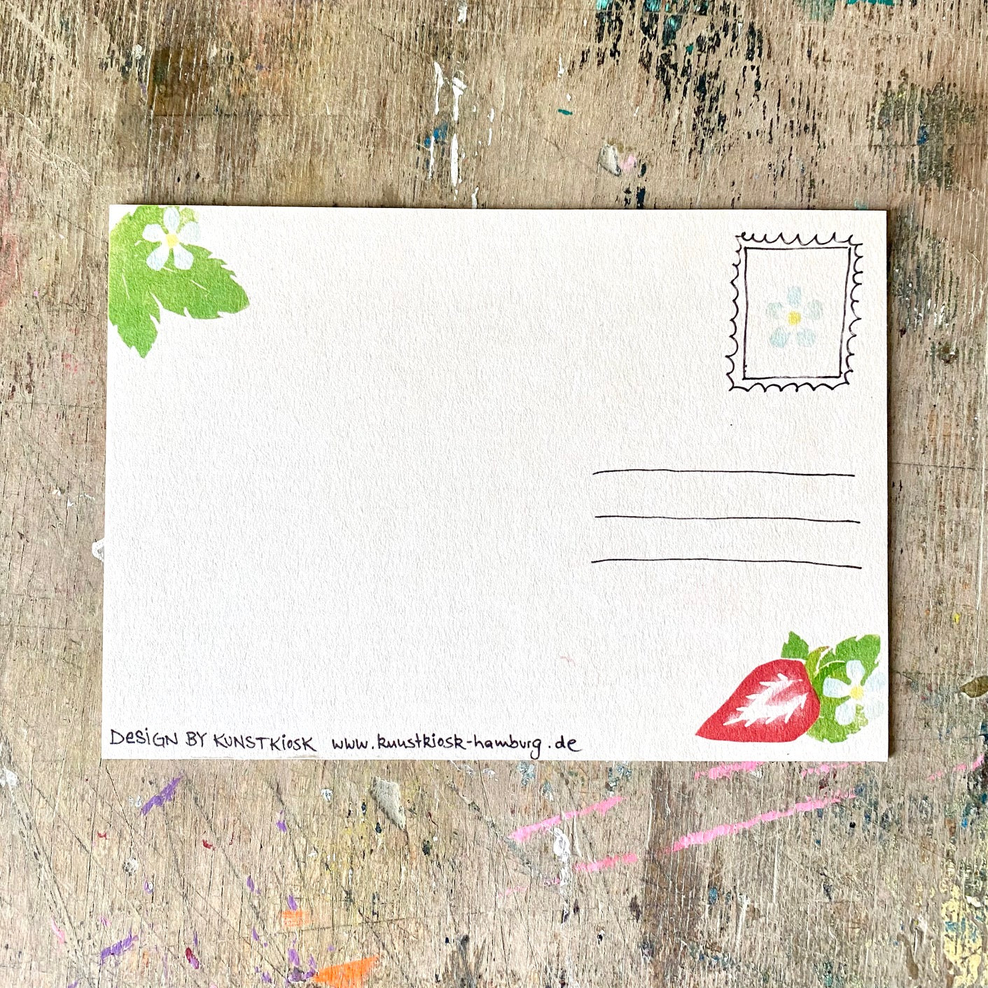 kuki Postkarte // Kaum in Torte zu fassen!