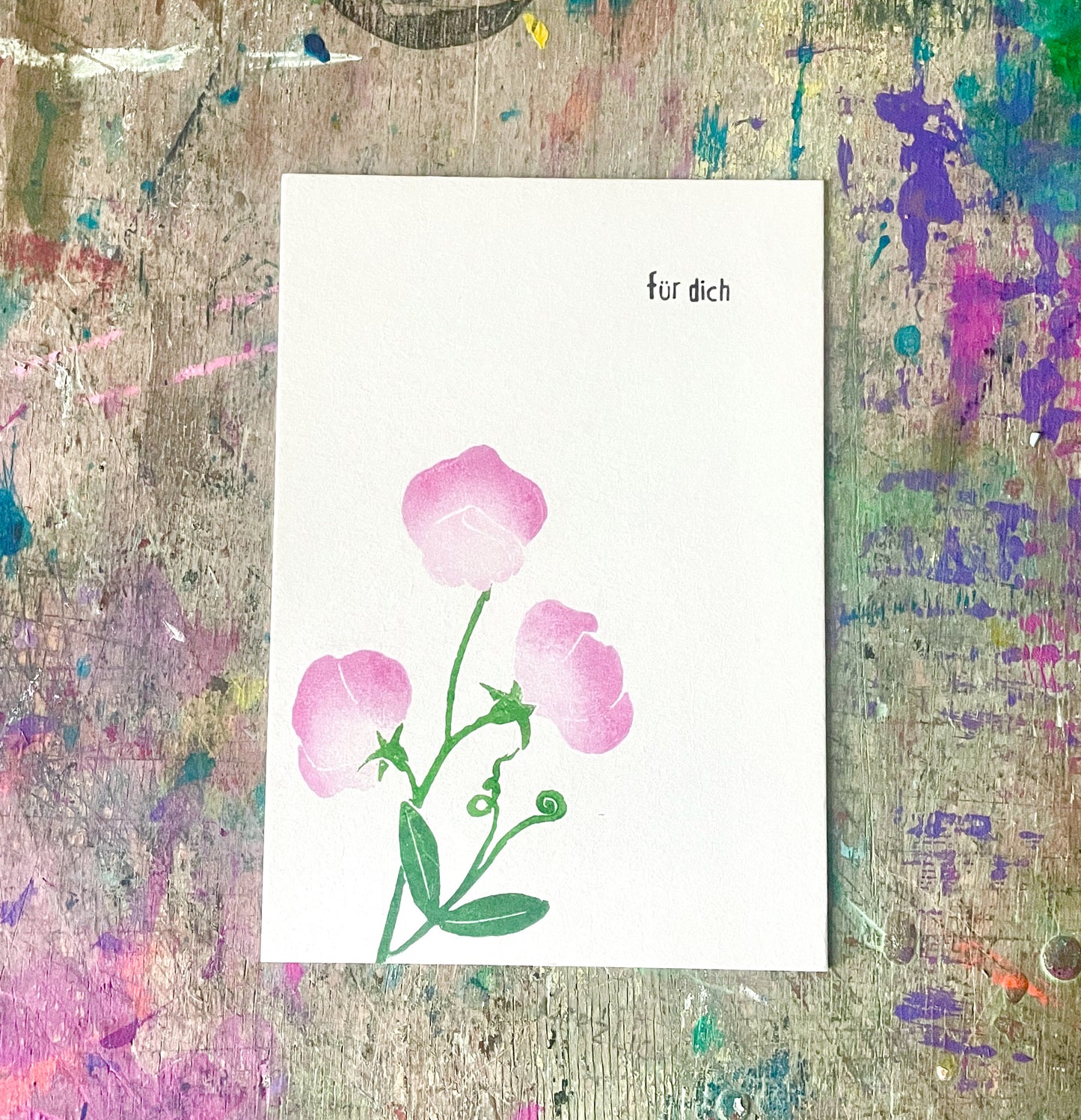 kuki Postkarte "für Dich"