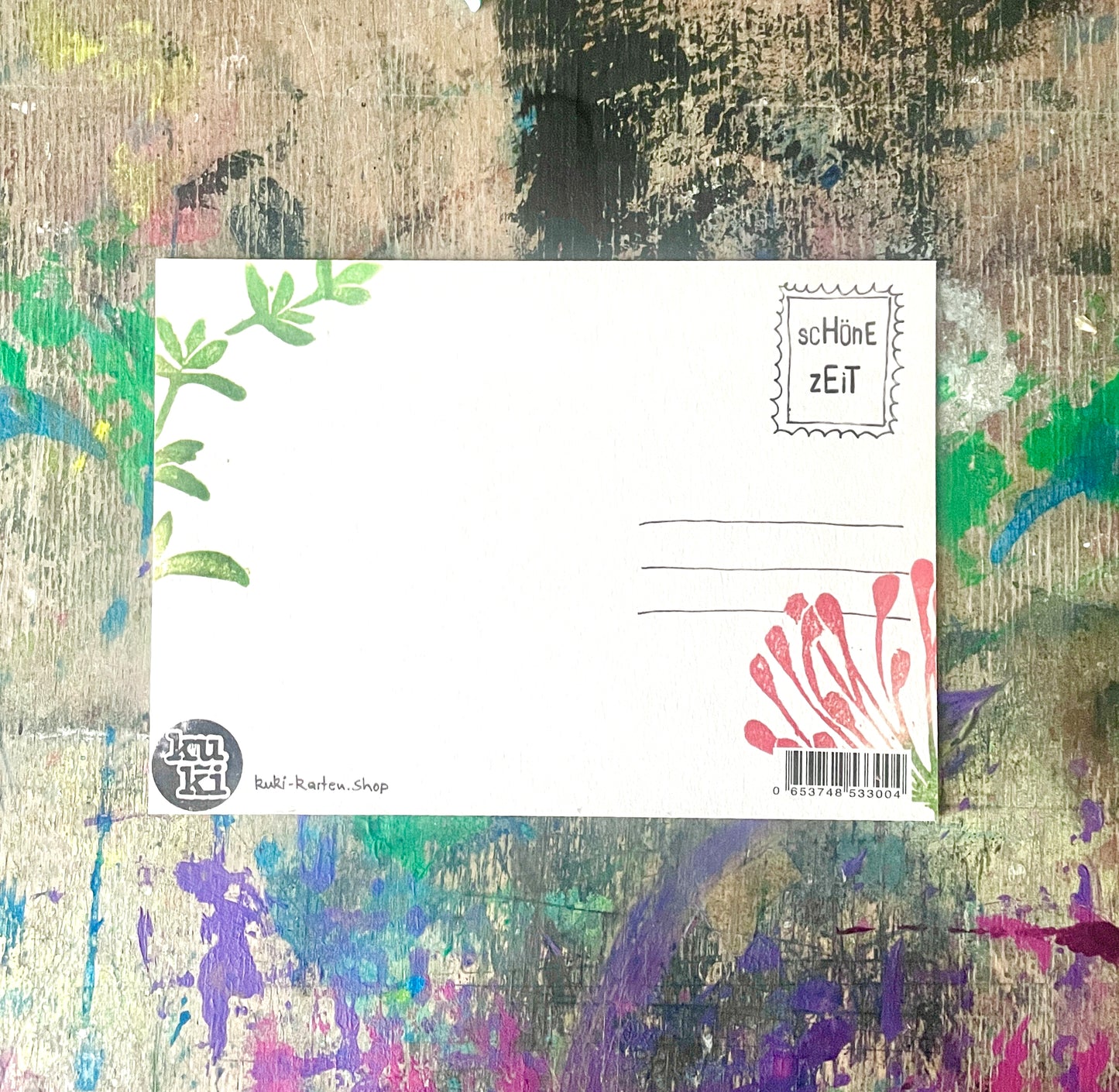 kuki Postkarte "Schöne Zeit" Neu