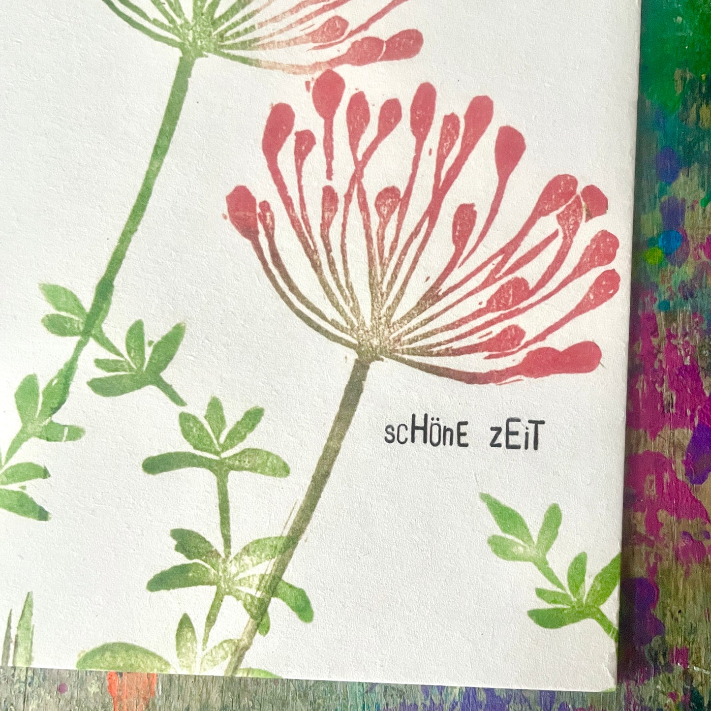 kuki Postkarte "Schöne Zeit" Neu