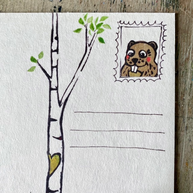 kuki Postkarte // "So wie du bist wie du bist"