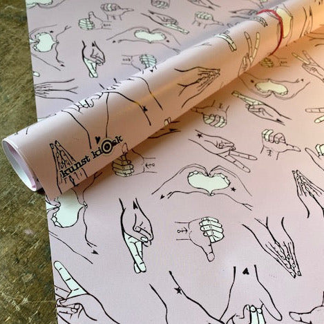 kuki Geschenkpapier // "Hands Speak" VE 5 Bögen