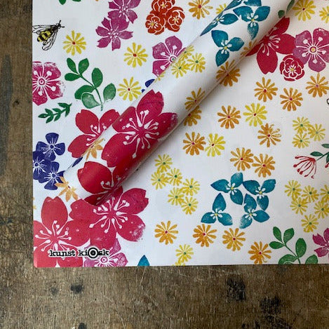 kuki Geschenkpapier "Power Flower" VE  5Bögen
