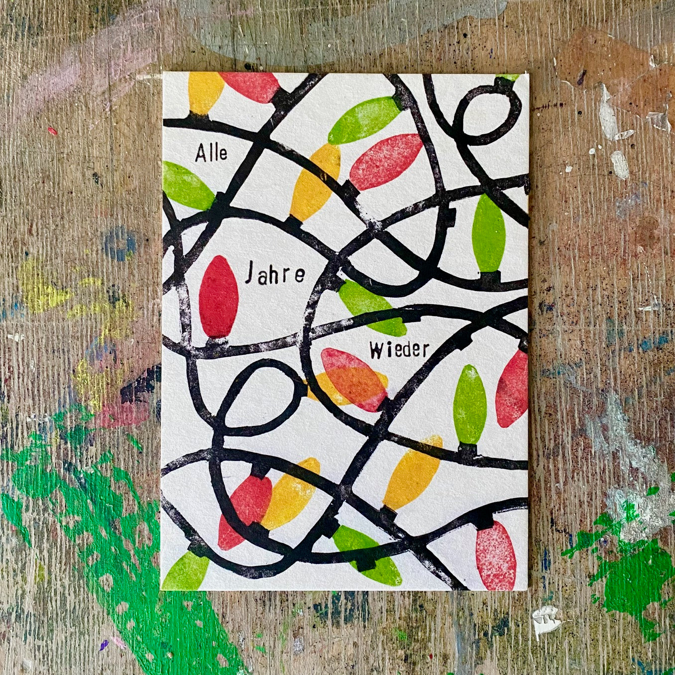 kuki Postkarte "Alle Jahre wieder"