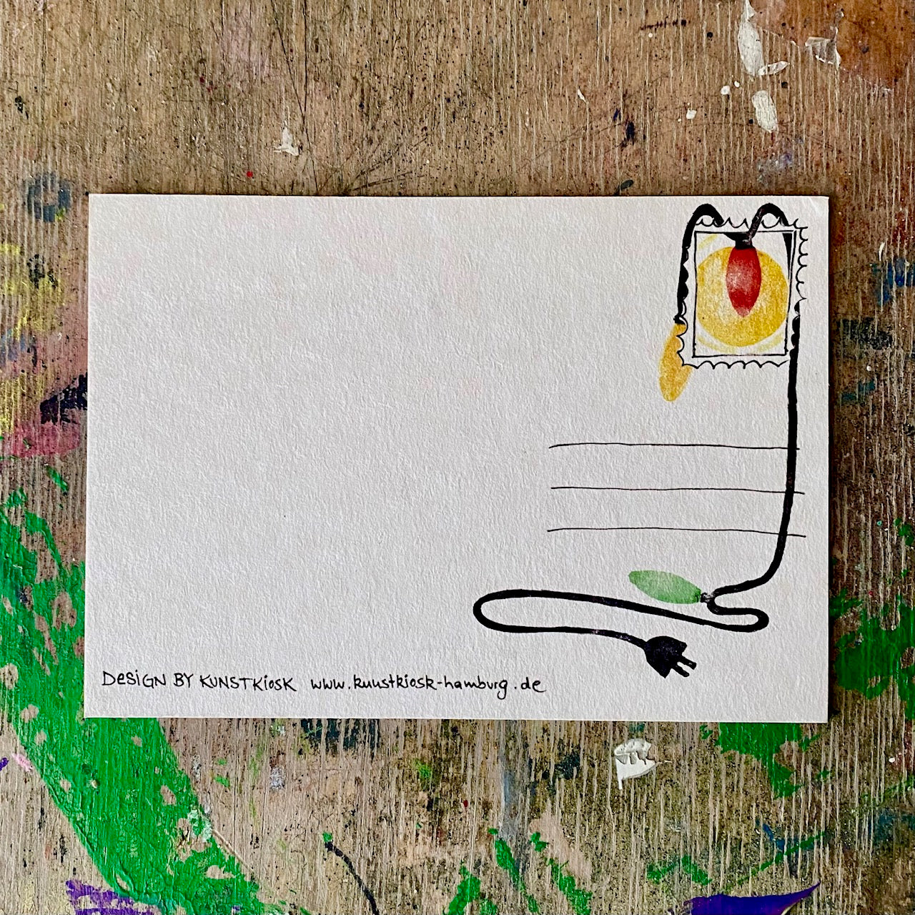 kuki Postkarte "Alle Jahre wieder"