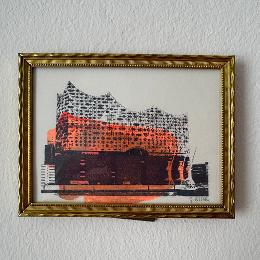 Siebdruck Nissen // Hamburger DOM Pink-gelb