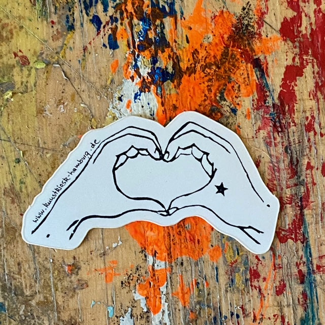 Sticker // Herz Hände