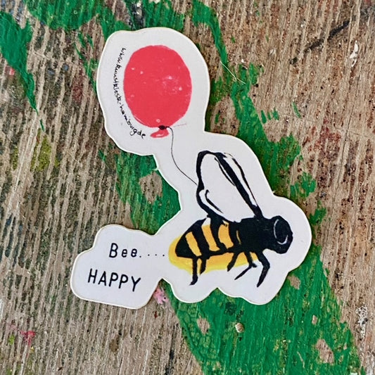 Sticker „Bee Happy“
